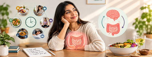 Representative image of woman gut health