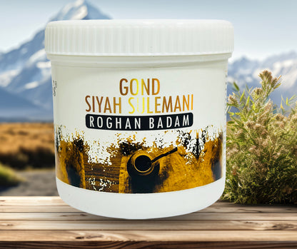 Hakim Suleman’s Gond Siyah Sulemani Roghan Badam