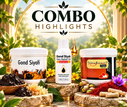 Complete Joint Care Combo Raw Gond Siyah Pain Relief Oil T Care